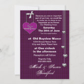 Verlängerung von Ehestimmen - Einladungsherzen Einladung (Rückseite)