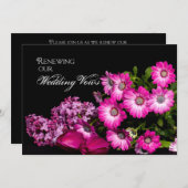 Verlängerung von Eheverträgen - Einladung - Lila B (Vorne/Hinten)