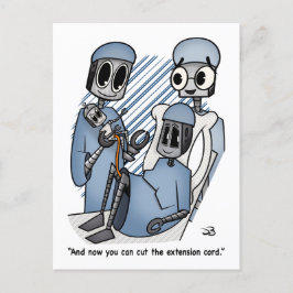 Verlängerungskabel Postkarte