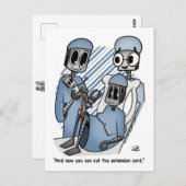 Verlängerungskabel Postkarte (Vorne/Hinten)