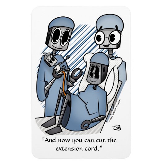 Verlängerungskabel weiß magnet (Vertikal)