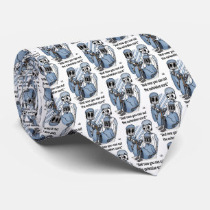 Verlängerungskabel White Neck Tie Krawatte