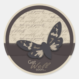 Verlängerungsstift Runder Aufkleber