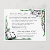 verlangsamen mich Lord Clare Postkarte (Vorderseite)