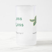 Verlangsamen Sie ES Trinkbehälter Mattglas Bierglas (Mittel)