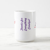 Verlangsamen Sie nie lila/roten langen Kaffeetasse (Mittel)