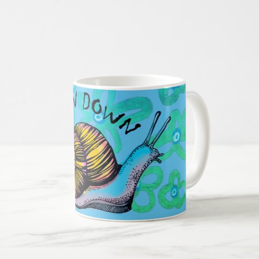 Verlangsamt Kaffeetasse (VorderseiteRechts)