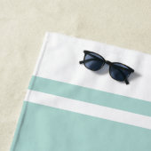 Verlangsamt, nicht zu spät - der weiße Lotus Strandtuch (Beispiel)