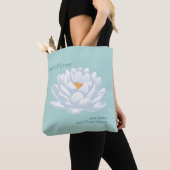 Verlangsamt, nicht zu spät - der weiße Lotus Tasche (Von Nahem)