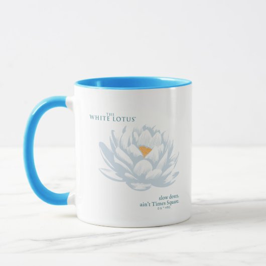 Verlangsamt, nicht zu spät - der weiße Lotus Tasse (Links)