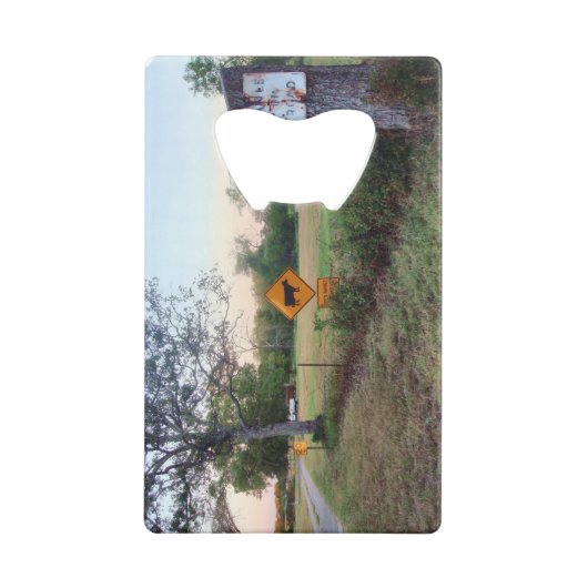 Verlangsamung Kreditkartenflaschenöffner (Rückseite)