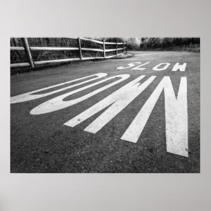 Verlangsamung Poster