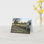 Verlangsamungs-leere Mitteilungskarten (Gelbe Blume)