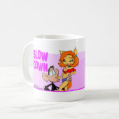 VERLANGSAMUNGS-Tasse Kaffeetasse (Vorderseite Links)