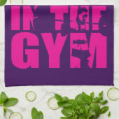 Verlass alles im Fitnessraum - Women's Squat Worko Geschirrtuch (Gefaltet)