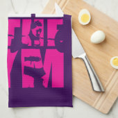 Verlass alles im Fitnessraum - Women's Squat Worko Geschirrtuch (Viertel Falte)