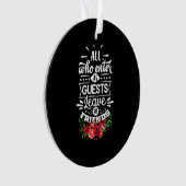 Verlass als Freunde Ornament (Vorderseite)