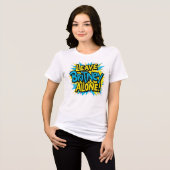 Verlass Britney allein! Tri-Blend Shirt (Vorderseite voll)