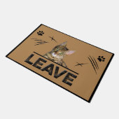 Verlass Cat Doormat, Pet Lover Geschenk, Zuhause v Fußmatte (Schrägansicht)