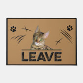 Verlass Cat Doormat, Pet Lover Geschenk, Zuhause v Fußmatte (Vorderseite)