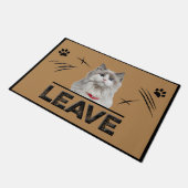 Verlass Cat Doormat, Pet Lover Geschenk, Zuhause v Fußmatte (Schrägansicht)