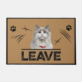 Verlass Cat Doormat, Pet Lover Geschenk, Zuhause v Fußmatte