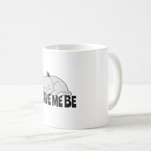 Verlass, dass ich eine lazy schlafende Katze bin Kaffeetasse (VorderseiteRechts)