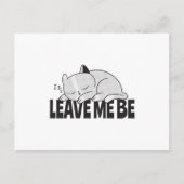 Verlass, dass ich eine lazy schlafende Katze bin Postkarte (Vorderseite)