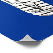 Verlass dein Mark Funky A3 Poster (Ecke)