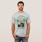 Verlass deine Sorgen über das Geweckt Wakesurfing T-Shirt (Vorne ganz)