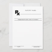 Verlass deine Verschreibungskarte für Erfolgsberat Einladung (Vorderseite)