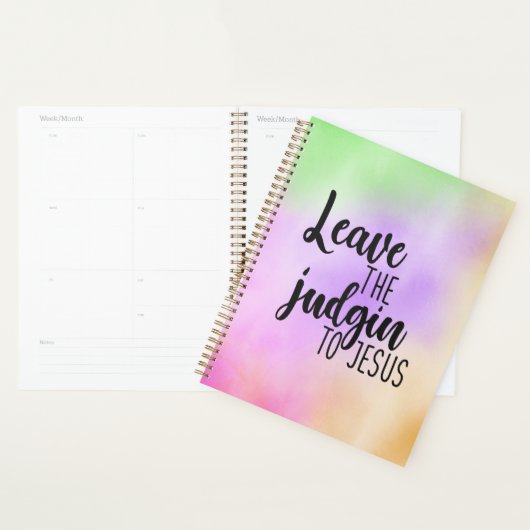 Verlass den Richter an Jesus Planer (Anzeige)