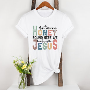 Verlass den Richtern an Jesus Tri-Blend Shirt