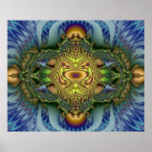 Verlass des Hintergrunds Poster (Vorne)