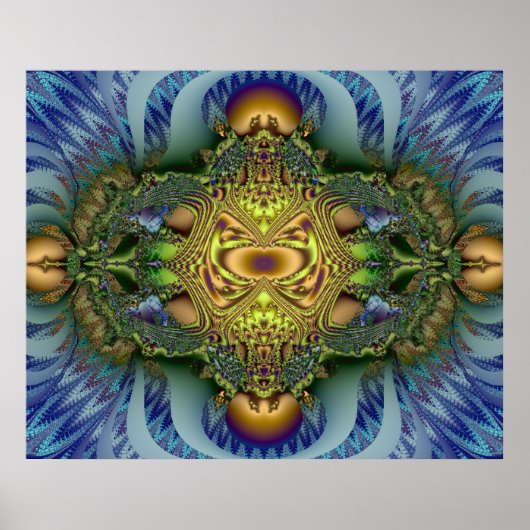 Verlass des Hintergrunds Poster (Vorne)