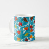 Verlass des Untergangs in das Blaue Meer Kaffeetasse (Vorderseite Links)