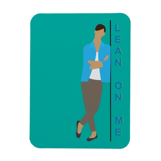 Verlass dich auf mich magnet (Vertikal)
