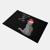 Verlass die Geschenke & Get Out - Funny Crankings  Fußmatte (Schrägansicht)