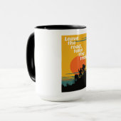 Verlass die Straße, nimm die Wege. Tasse (Vorderseite Links)