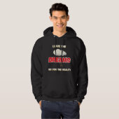 VERLASS DIE TRÄUME FÜR DIE WIRKLICHKEIT AM BESTEN HOODIE (Vorne ganz)