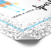 Verlass ein bisschen Sparkle, wohin du auch fairy Poster (Ecke)