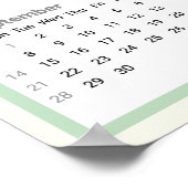 Verlass ein wenig funkeln Fairy 2025 Kalender Poster (Ecke)