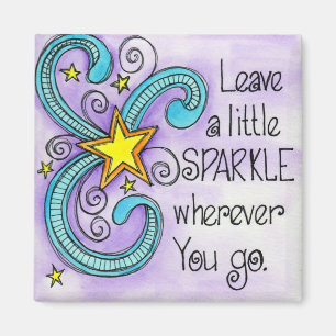 Verlass ein wenig Sparkle Magnet