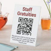 Verlass einen Tipp. QR-Kodex für die Personalausst Sockelschild (In Situ)