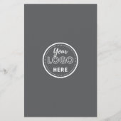 Verlass eines QR Code Social Media Logos Flyer (Hinten)