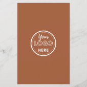 Verlass eines QR Code Social Media Logos Flyer (Hinten)