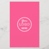 Verlass eines QR Code Social Media Logos Flyer (Hinten)
