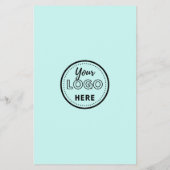 Verlass eines QR Code Social Media Logos Flyer (Hinten)