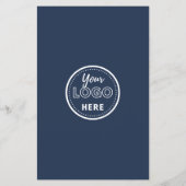 Verlass eines QR Code Social Media Logos Flyer (Hinten)