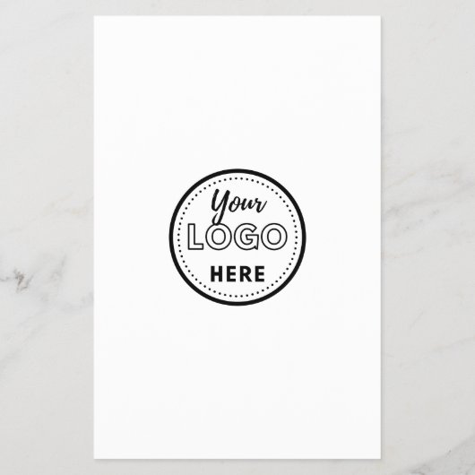 Verlass eines QR Code Social Media Logos Weiß Flyer (Hinten)